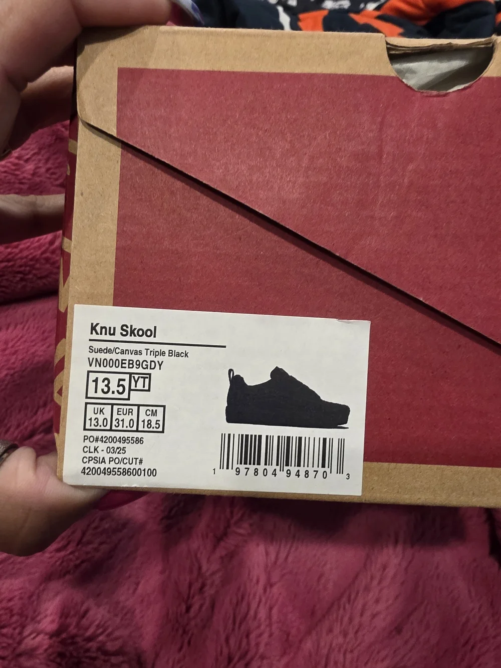 Vans Little Kids Knu Skool Shoes-Low Top Comfort